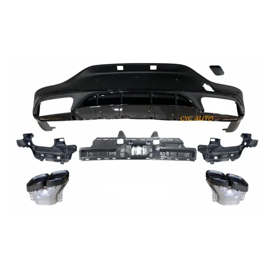 Mercedes Benz GLC63S X253 Rear Diffuser with Exhaust Tips 2020