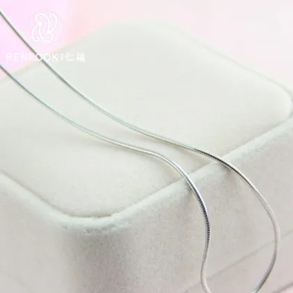 925 silver square cut snake chain italian sterling silver chain