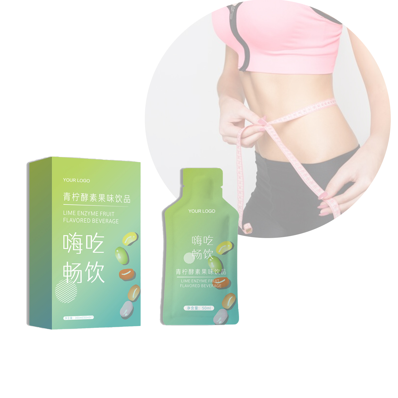 OEM/ODM Natural Organic Slimming Enzyme Oral Liquid Detox Cleanse Slimming Enzyme Weight Loss Oral Liquid