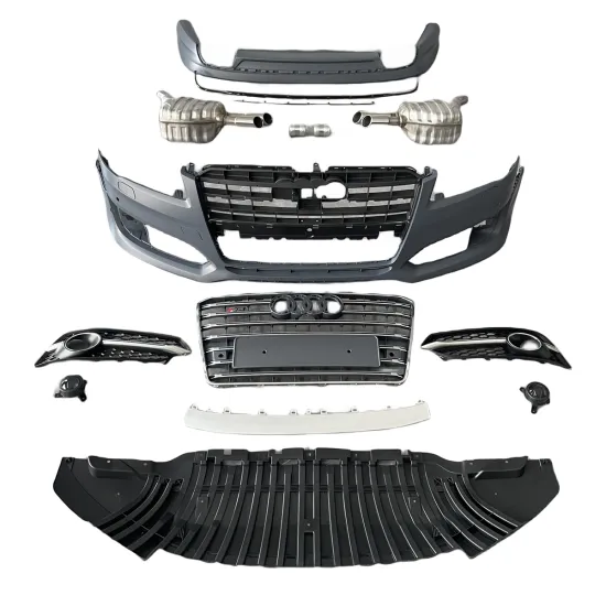 2015-2017 Audi S8 Front Bumper with Grill - Car Body Kit