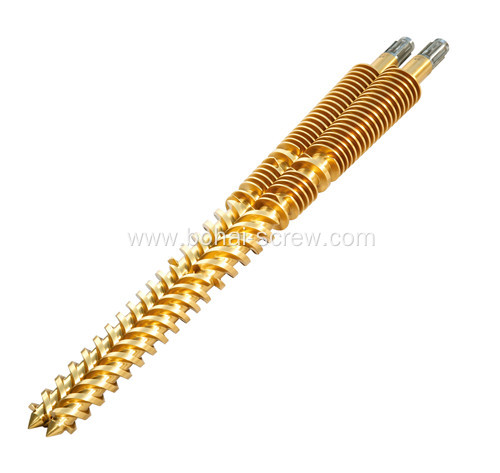 Coated Conical Twin Screw For Extruder