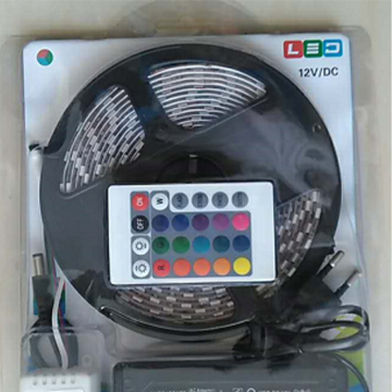 54 Lampu RGB Pakej Kaki 5M 5A Bekalan Power
