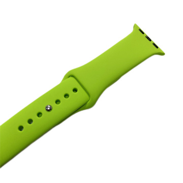 Sangle de bande de remplacement en silicone classique pour la montre