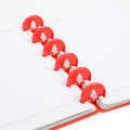 24MM Notepad Binding Buckle Plastic Binding Mushroom Hole Binder Ring Notebook Disc Clip Binding Ring Office Learning Supplies