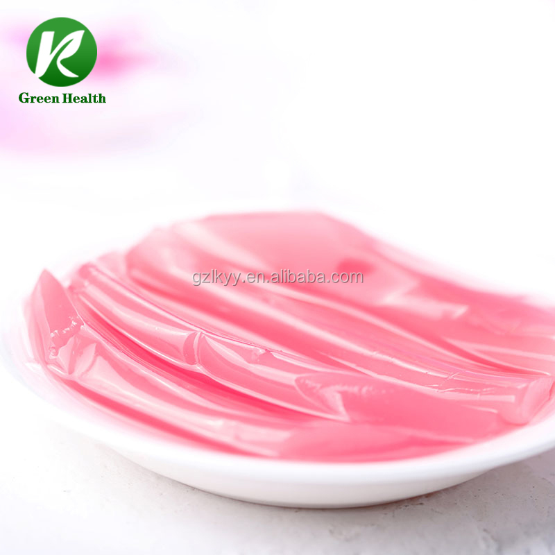 OEM/ODM Natural flavor Sugar Free Collagen Peptide Jelly Skin Whitening Collagen Jelly Vegan Jelly Stick