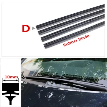 For Infiniti Q50 Q50L Car Windshield Wiper Blade Insert Rubber strip (refill) 2Pcs 10mm 26/17inch Natural rubber Car Accessories