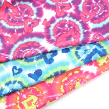 92% Polyester 8% Spandex Printed Fabric