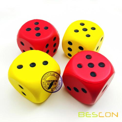 Jumbo Soft Foam Dice 60MM (6CM)