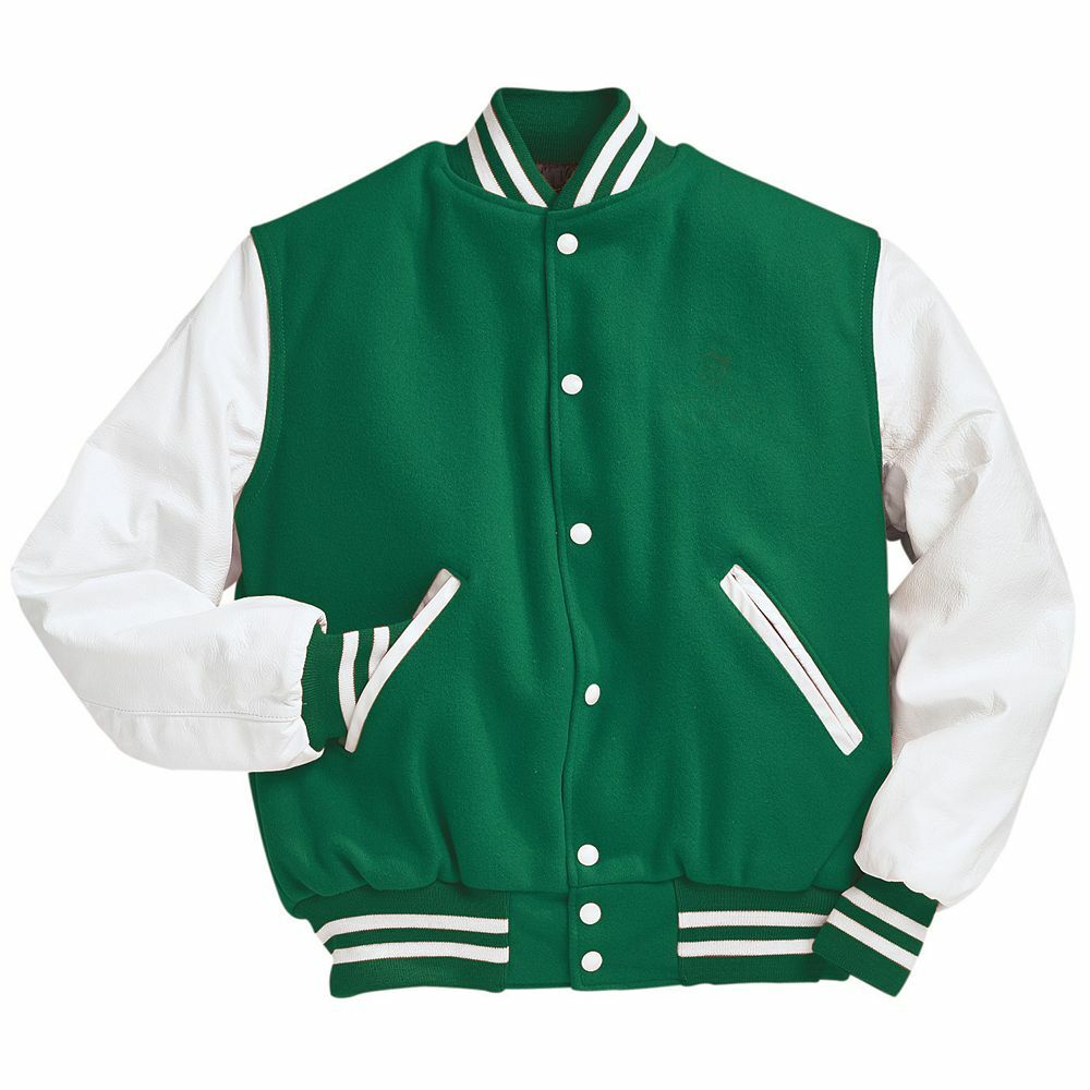 Jaquetas Fashion Plain Varsity Letterman Econômicas