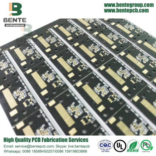 ENIG 2u BentePCB 4-Layers Simple Double Panel FR4  1oz