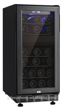 New dual zone 33 bottles wine cooler/wine cellar/wine fridge with compressor R600A gifts for promotion in Christmas&New year