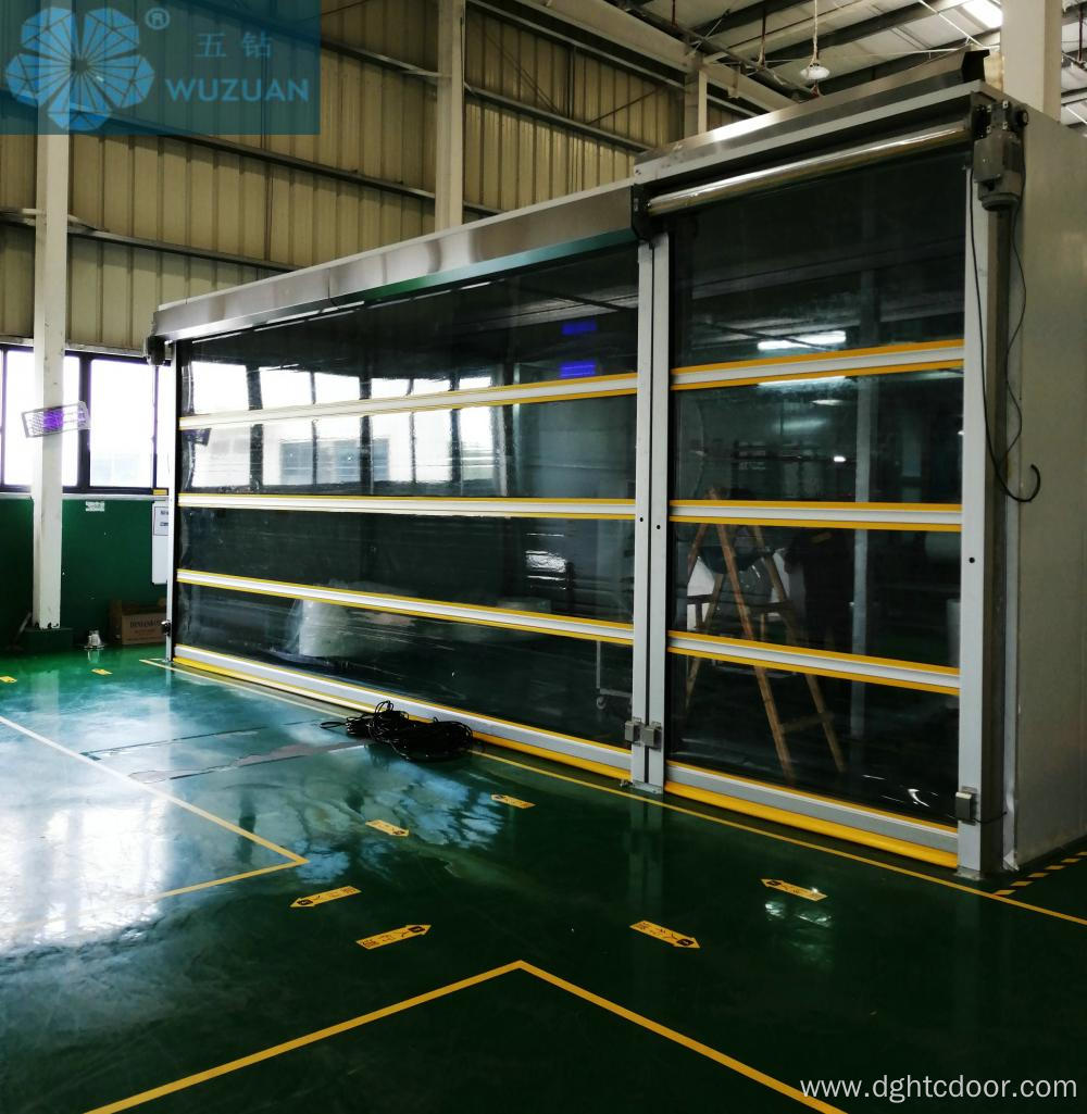 PVC fast rolling shutter door industrial door