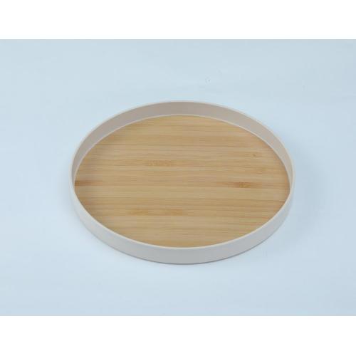 melamine round serving tray indoor and outdoor