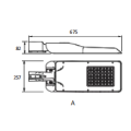 40W 120W IP65 6000K Döküm Led Light Street