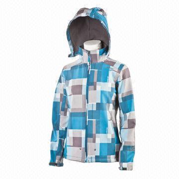 Women's Softshell/Sports/Outdoor/Wear/Winter Jacket, Ventilated Underarm