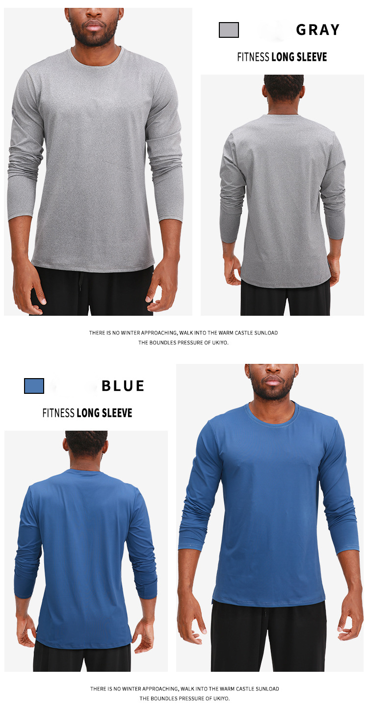 mens long sleeve gym shirts