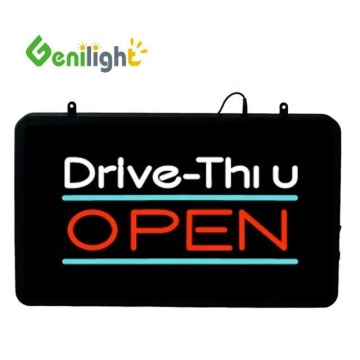 CE RoHS Indoor Wholesale China Factory Price Custom Drive-Thru Open Neon Lights