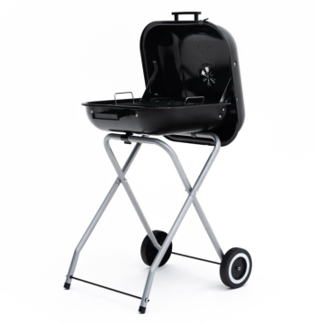 LFGB certified 47cm camping barbeque garden bbq grills with folding legs