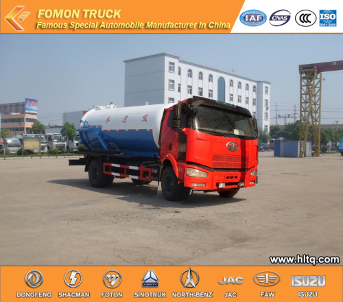 FAW Sewage suction tank truck good quality