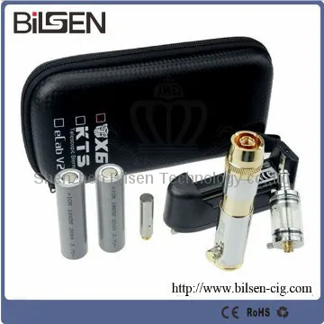 electronic cigarette silver golden KTS Mod With Variable Voltage