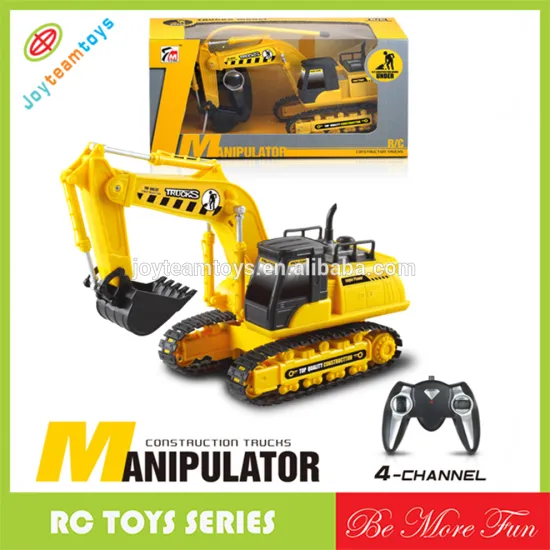 RC plastic mini navvy car toy with light for kids