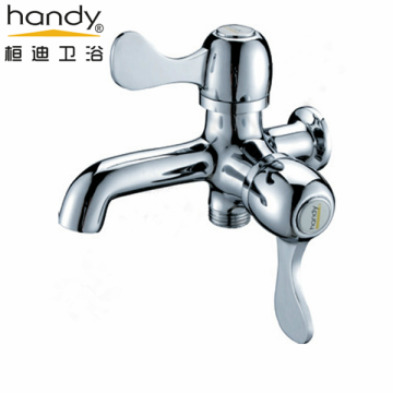 Brass One in Two out Washing Machine Faucet