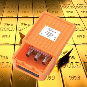 Outdoor 2x1 DiSEqC Switch with plastic box