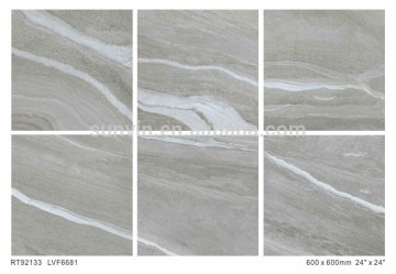 Grey color cement look Vitrified porcelain floor tile 60x60