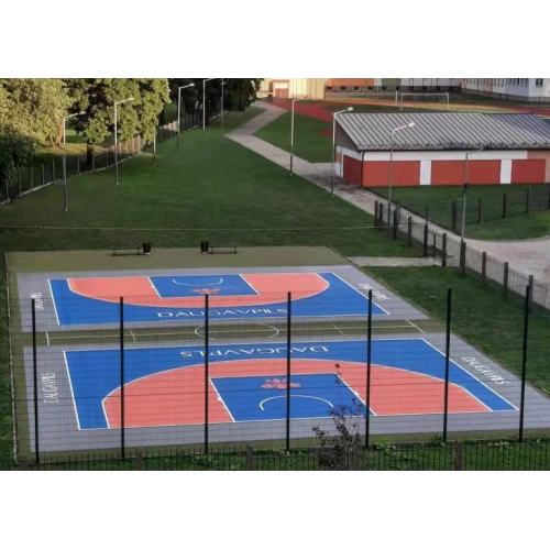 Piso de quadra de basquete externo profissional de alto nível