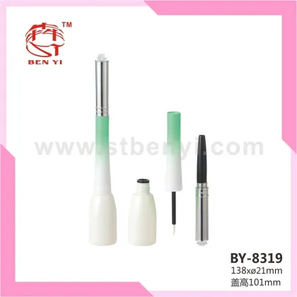 Plastic Empty Eyeliner Tube With Eyeliner Brush