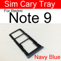 Sim Card Tray For Xiaomi Redmi Note 9 Note9 M2003J15SC SIM Card Slot Sim Card Reader Holder Flex Cable Repair Replacement Parts