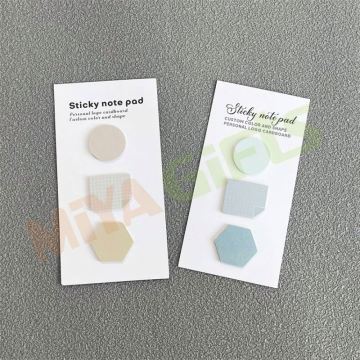 A7 Shaped Mini Paper Sticky Note Dashboard Refill Set for Planner Ring Binder