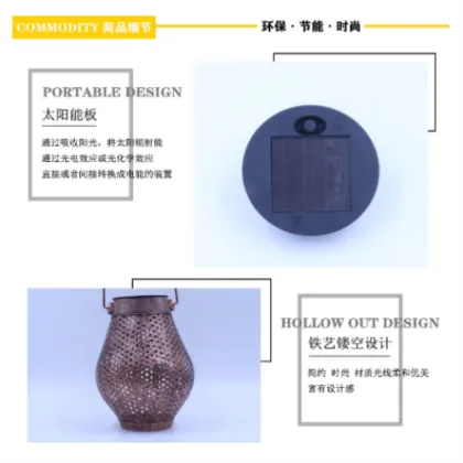 Solar Tin Can Thorn Point Projection Lights