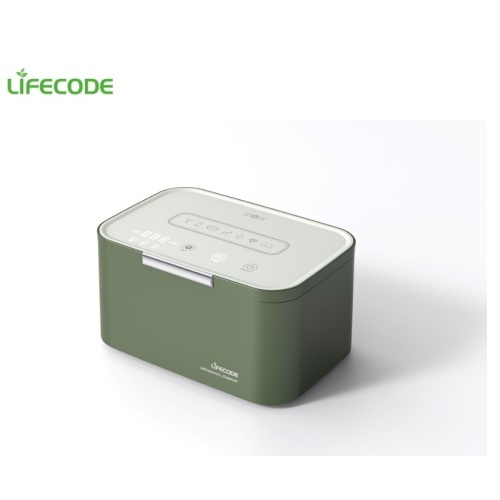 Mini portable ultrasonic cleaner with UVC sterilization