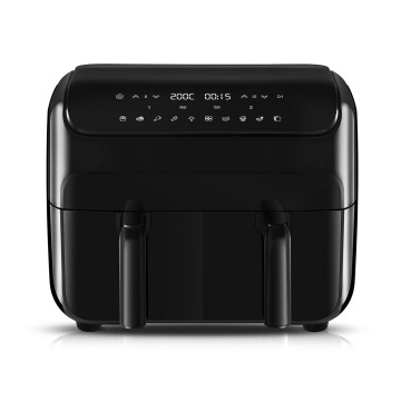 good looking digital 4L+4L mental air fryer