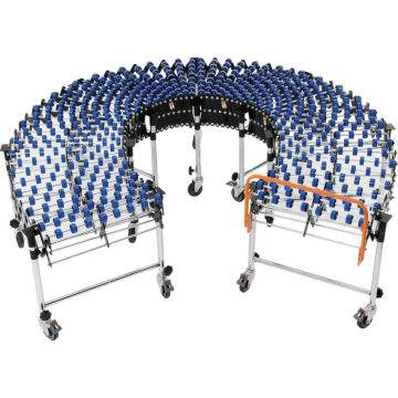 ABS Stretch Light Roller Conveyor Belt with Nylon Casters