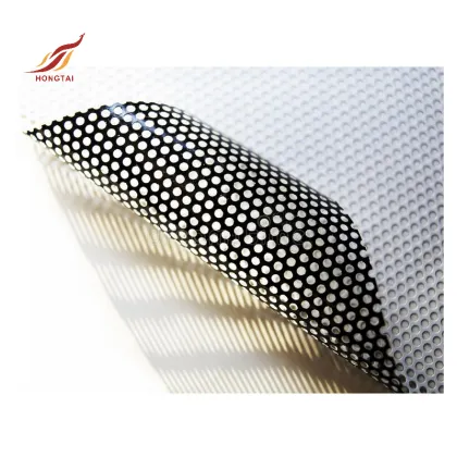 storefront advertising material one way mesh window sticker