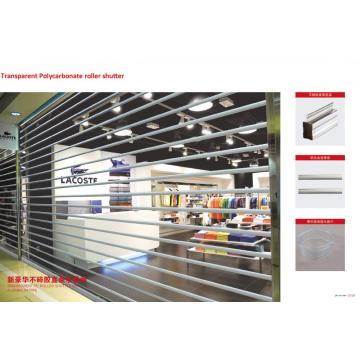 Transparent Polycarbonate Roller Shutter Door