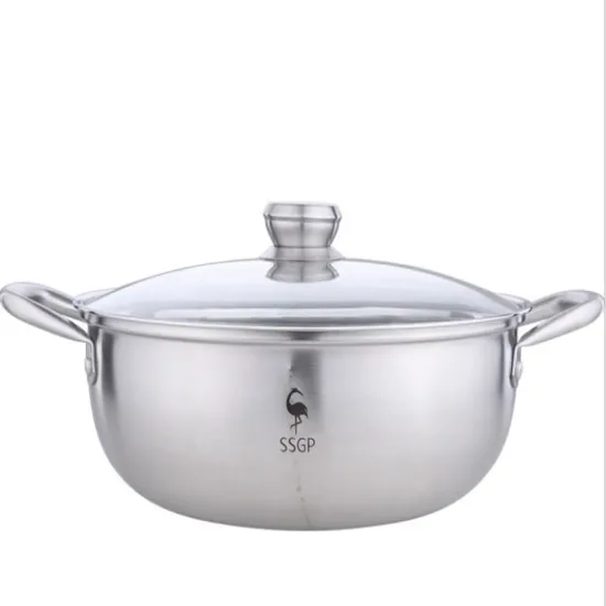 304 Stainless Steel Stock Pot Two-flavor Hot Pot