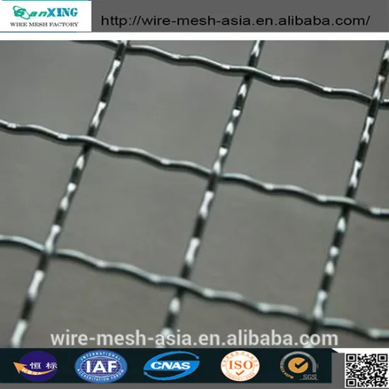 Hot Sale !!! Crimped wire mesh used as fence or filter in industry