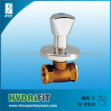 wall-insided stop valve with cover