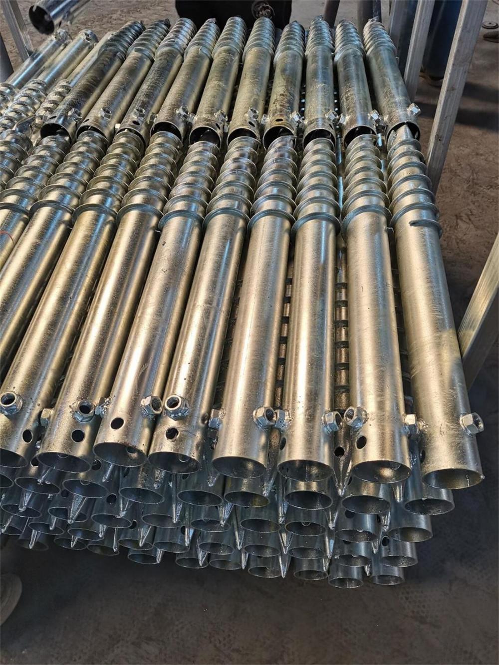 Galvanized Screw Pile Foundation Helical Pile