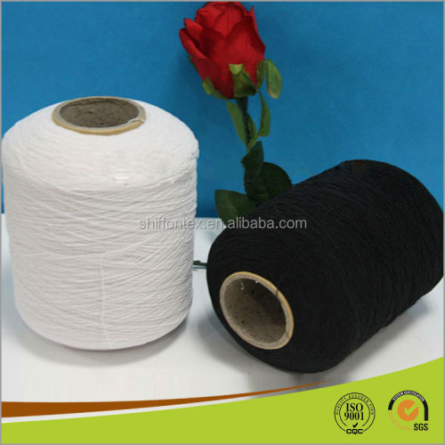 Spandex tertutup polyester dicelupkan kaus kaki rajutan benang