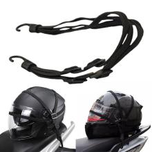 60cm Motorcycle Helmet Elastic Rope Strap Tensioner Motorcycle Retractable Elastic Helmet Luggage Bungee Rope Cord Strap Belt