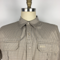 Fine plaid cotton Twill Work Shirt