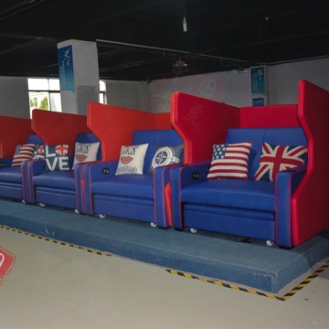 Customized Private Cinema Sofa Bed: New Design Synthetic Leather Power Recliner