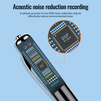 Portable Professional Digital Voice Recorder for Long Interviews