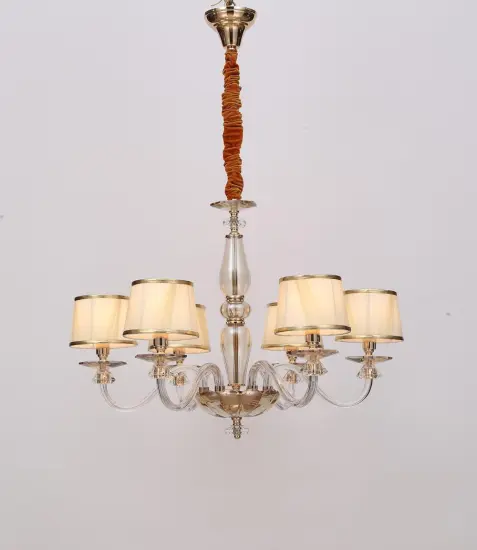 Modern Living Room Classic with Lamp Shade Chandelier