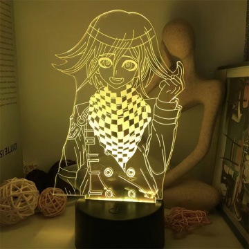 Chiaki Nanami ve Kokichi Oma tarafından dingnronpa temalı gece ışık lambası