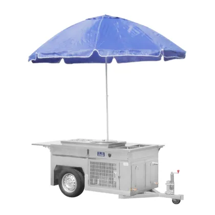 Mobile Food Truck: Stainless Steel Pizza BBQ Trailers & Street Food Carts